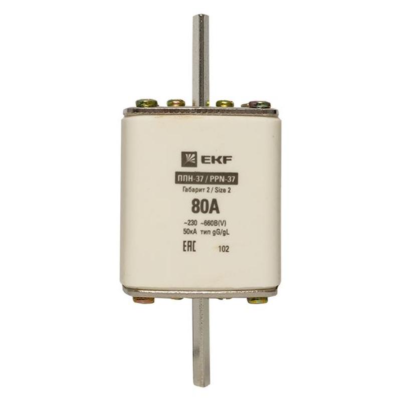 Плавкая вставка ППН-37 400/80А габарит 2 | fus-37/400/80 | EKF — миниатюра 13