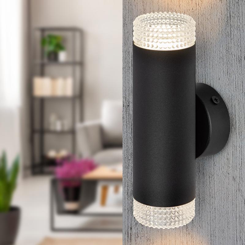 Светильник настенный  WL50 BK/TR 2*GU10 2*12Вт IP20 черный, прозрачный | Б0061194 | ЭРА — ЭРА (Энергия света)