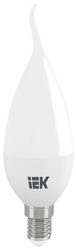 Лампа светодиодная LED 7Вт Е14 220В 3000К CB35 свеча на ветру | LLE-CB35-7-230-30-E14 | IEK — миниатюра 2