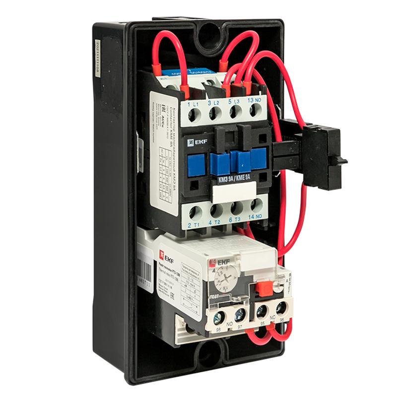 Пускатель в корпусе КМЭ 9А 400В с РТЭ Ir-1-1,6А IP65 EKF PROxima | ctrp-r-9-400v-1-1,6A | EKF — миниатюра 9