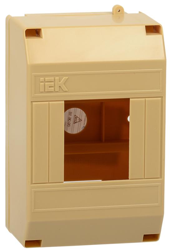 Щит на 4 модуля КМПн 1/4 133х79х58мм IP20 сосна KREPTA 3 | MKP31-N-04-30-135-S | IEK  ( аналог - UIM-KP71-N-04-20-K34 ) — IEK (ИЭК)