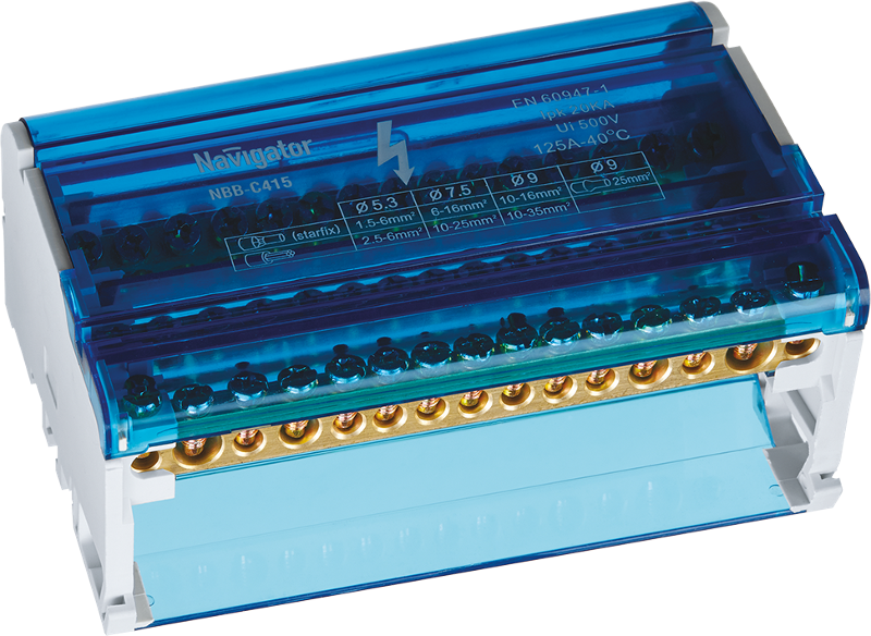 Шина нулевая 71 240 NBB-C415 (1шт/упак) |71240 |Navigator — Navigator