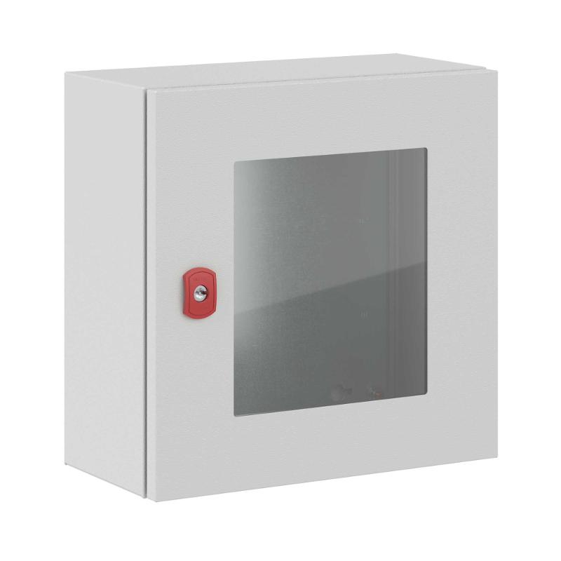 Корпус сварной навесной ST с прозрачной дверью и М/П ВхШхГ  400 x 400 x 200 | R5STX0442 | DKC — миниатюра 1