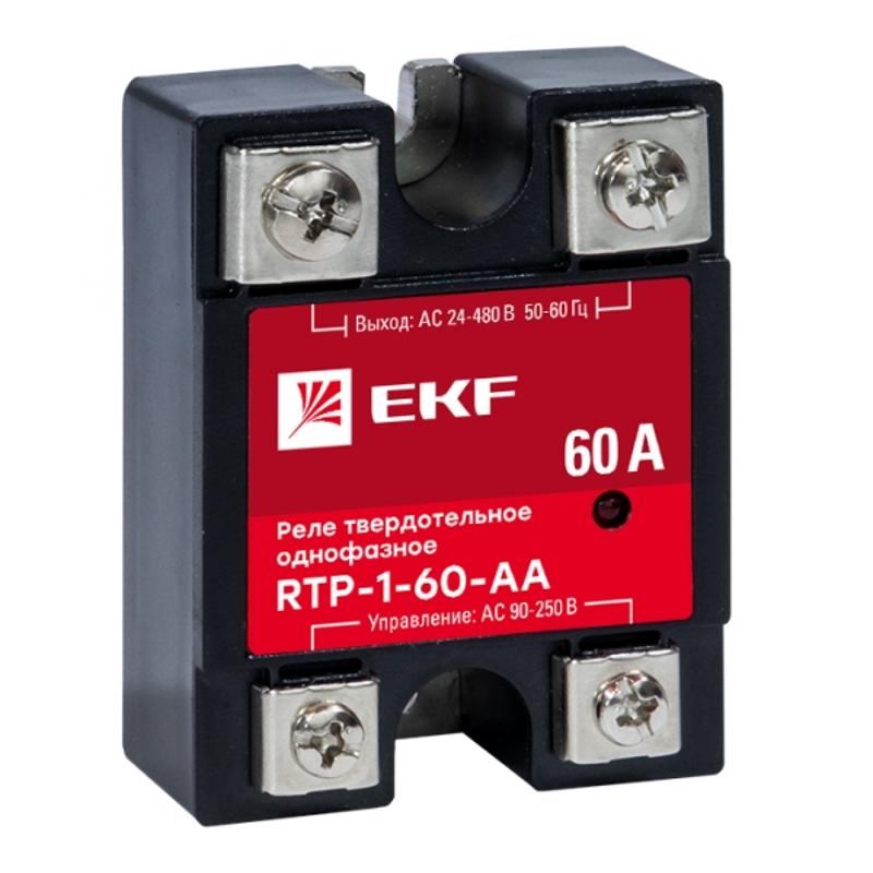 Реле твердотельное однофазное RTP-60-AA  EKF PROxima |  rtp-1-60-aa |  EKF — EKF