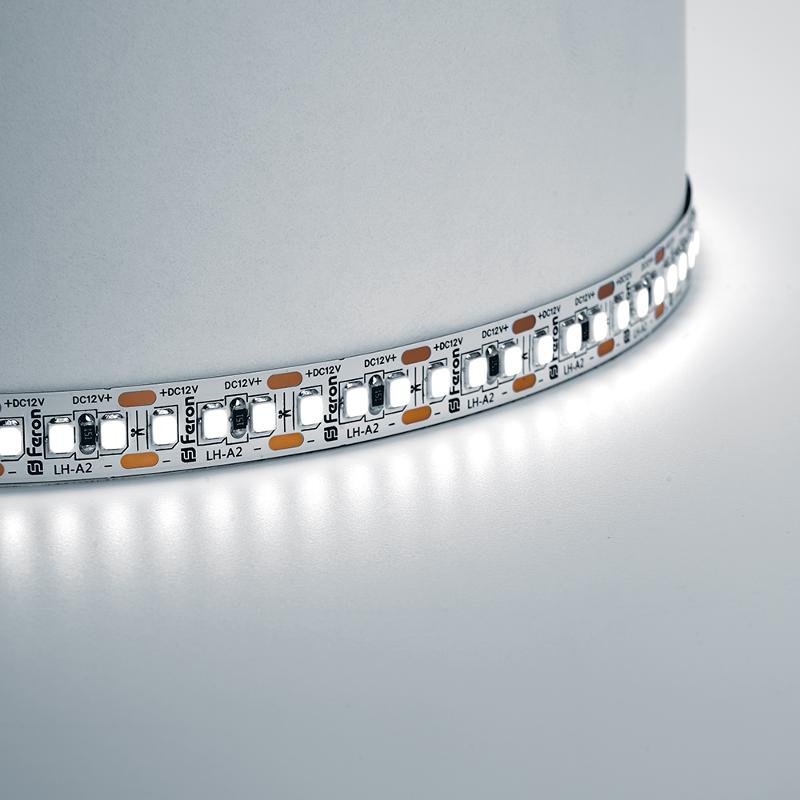 Лента светодиодная, 180SMD(2835)/m 17W/m 12V 5m 4000К, LS616 | 41530 | FERON — миниатюра 2