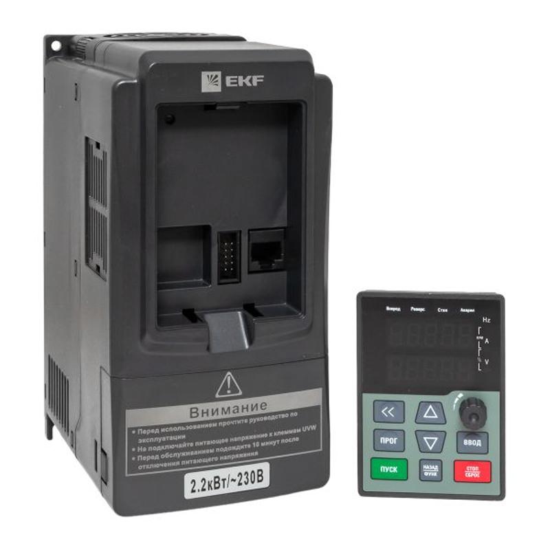 Преобразователь частоты 2,2/4кВт 1х230В VECTOR-100 EKF PROxima | VT100-2R2-1B | EKF — миниатюра 46