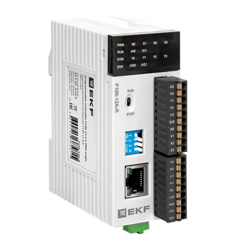 Программируемый контроллер F100 12 в/в PRO-Logic EKF PROxima | F100-12A-R | EKF — миниатюра 1