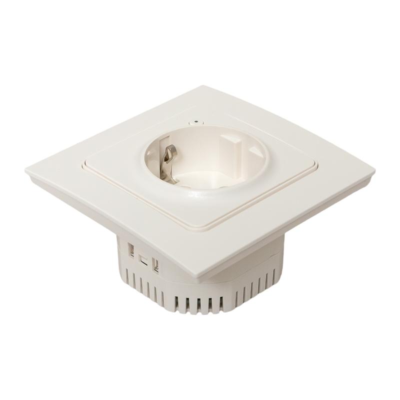 Умная розетка Стокгольм 1-местная 16А белый Zigbee  Сonnect|RCS-ST16-WD-ZB|EKF — миниатюра 7