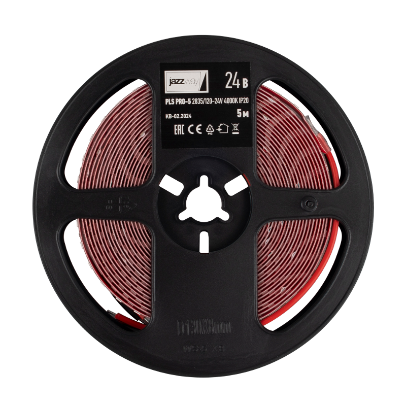 Лента светодиодная  PLS PRO-5 2835/120-24V 4000K 10W/m IP20-5m  | .5055773 | Jazzway — Jazzway