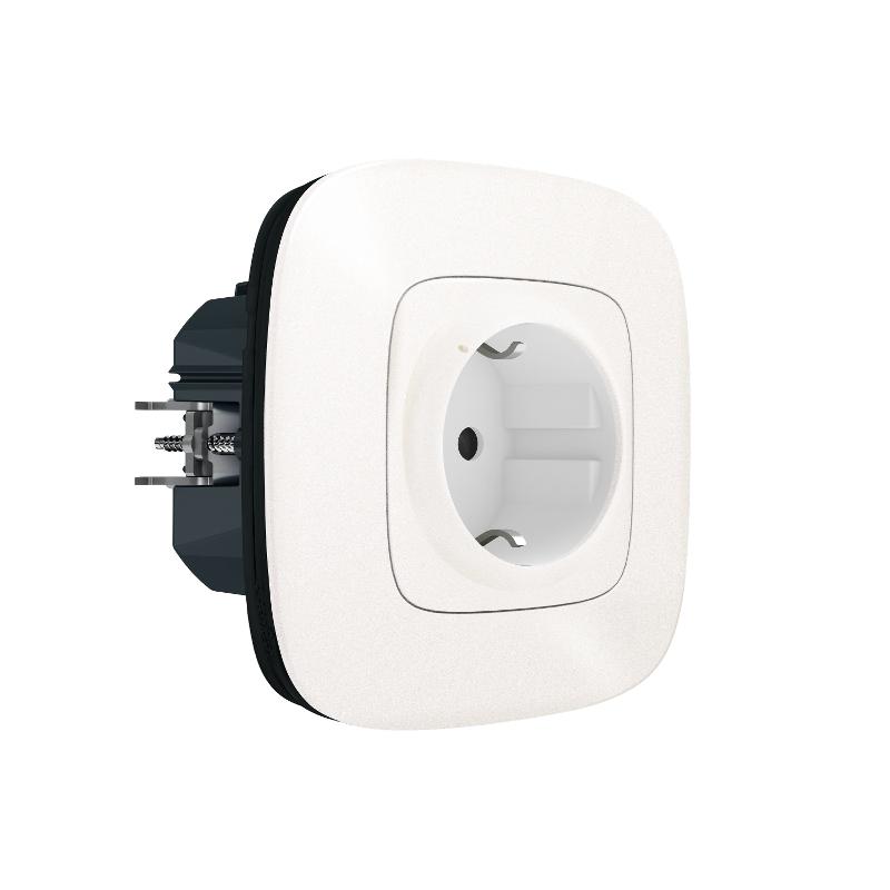 Розетка умная с/з Valena Allure 16А 230В жемчуж. Netatmo — миниатюра 2
