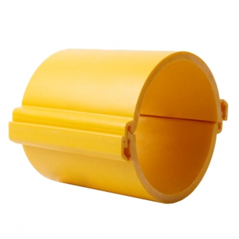 Труба гладкая разборная ПНД 160 мм (750Н), желтая PROxima | tr-hdpe-160-750-yellow | EKF — EKF
