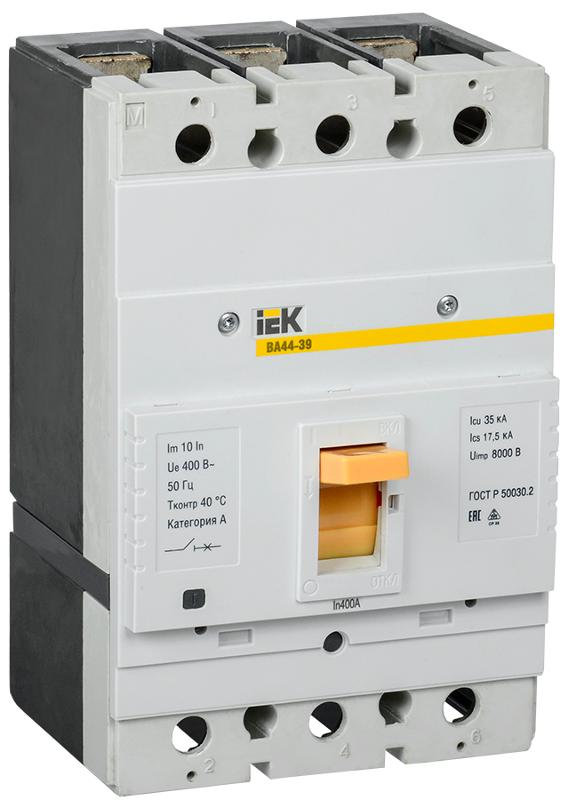 Авт. выкл.ВА44-39 3Р 400А 35кА | SVT50-3-0400-35 | IEK — IEK (ИЭК)