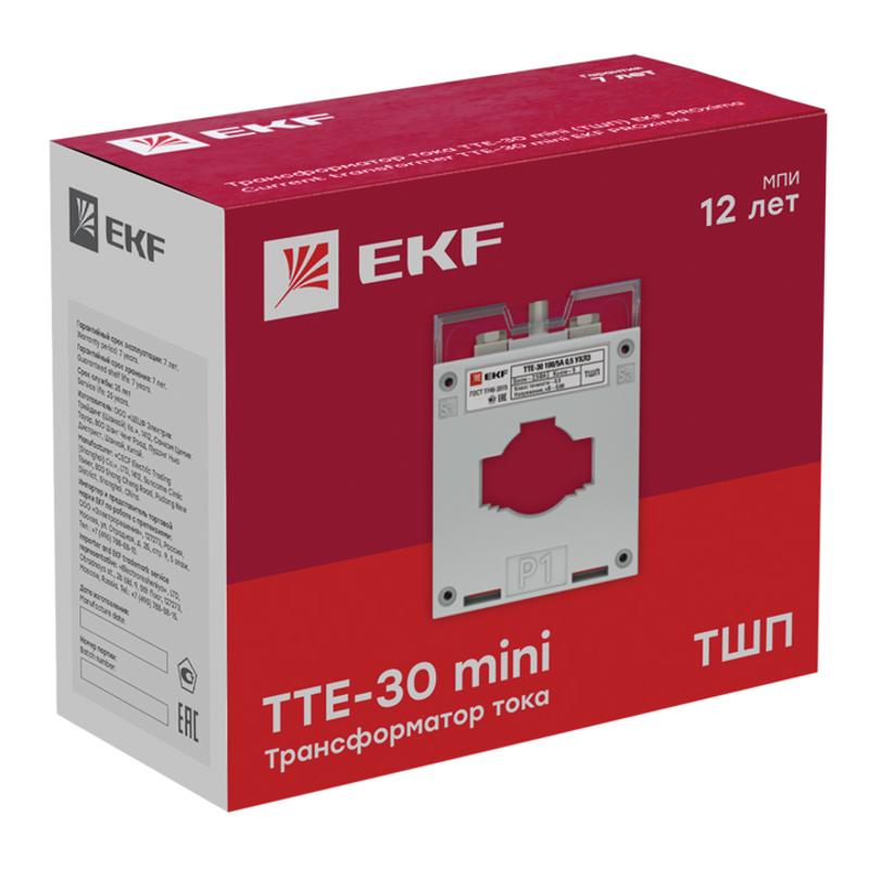 Трансформатор тока ТТЕ-30-150/5А класс точности 0,5 EKF PROxima | tte-30-150 | EKF — миниатюра 5
