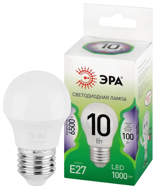 Лампа светодиодная GREEN LINE LED P45-10W-865-E27 GL E27 10 Вт шар холодный свет — миниатюра 1