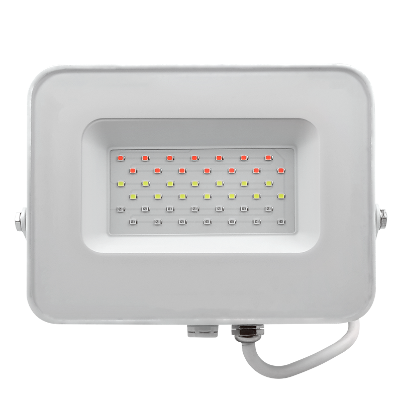 Прожектор светодиодный PFL- 30W RGB WH IP65 Прожектор БЕЛЫЙ | .5012103 | Jazzway — миниатюра 3