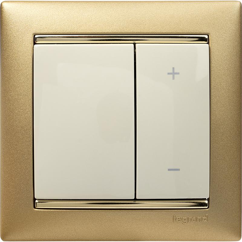 Valena Сл. кость Светорегулятор нажимной 40-600W для л/н и обмоточных т-ров — миниатюра 4