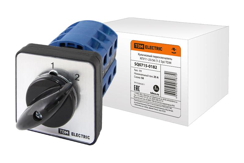Кулачковый переключатель КПУ11-25/56  | SQ0715-0182 | TDM — TDM ELECTRIC