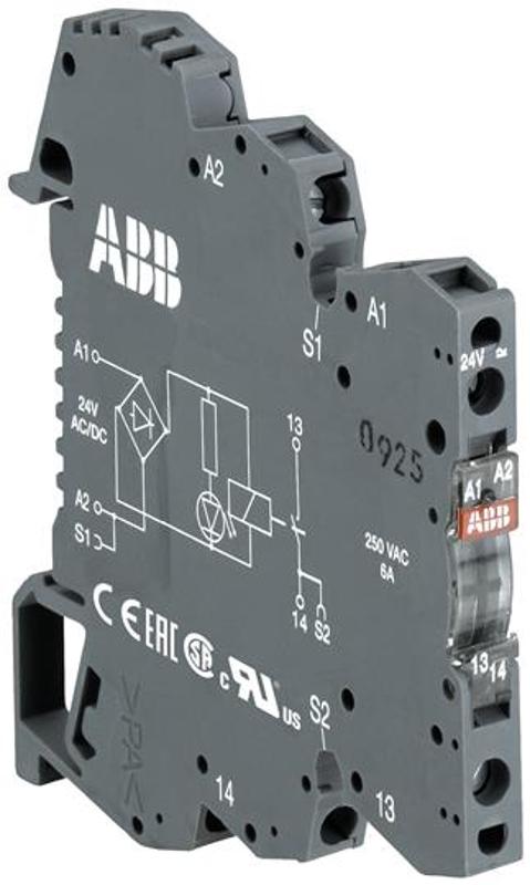 Оптрон OBRIC0100 , вход: 5-12VDC, выход: 100mA 4.5-58VDC, пружин ные зажимы | 1SNA645547R0200 | ABB — ABB