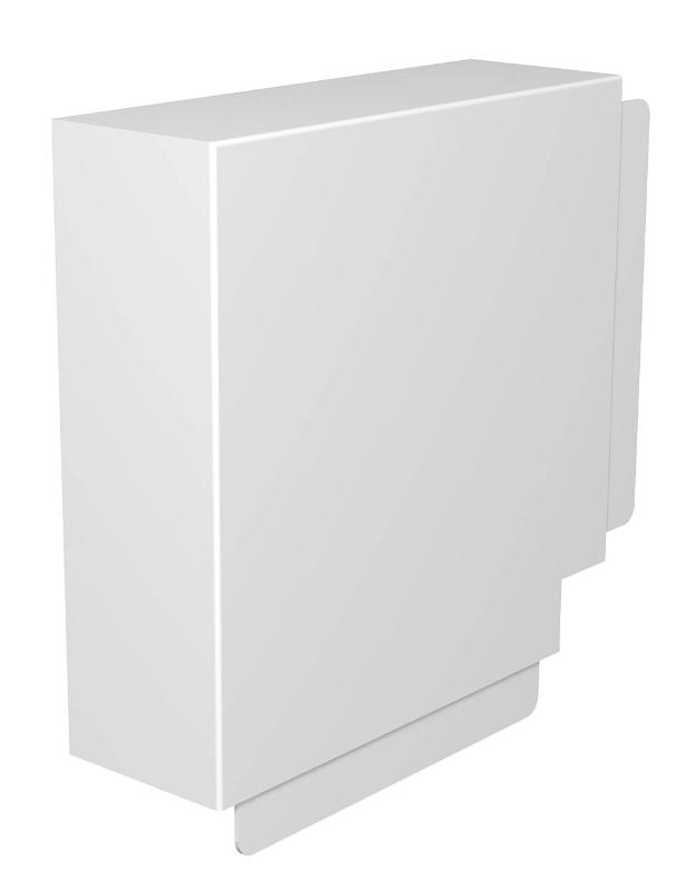 Крышка плоского угла кабельного канала WDK 80x210 мм (ПВХ,белый) (WDK HF80210RW) | 6193025 | OBO Bettermann — OBO Bettermann