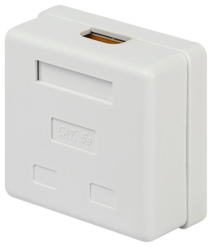 Компьютерная розетка ЭРА RJ-45 категория 5е неэкранированная 2-порта упаковка 30 шт  | Б0056902 | ЭРА — миниатюра 1