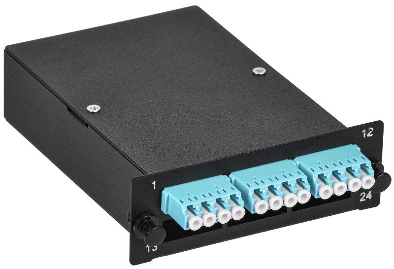 ITK Кассета для кросса ST OM3 MTPm 3хLC-quad (12 ОВ) | FCPS-5003-MTPM-012LCQ | ITK — ITK