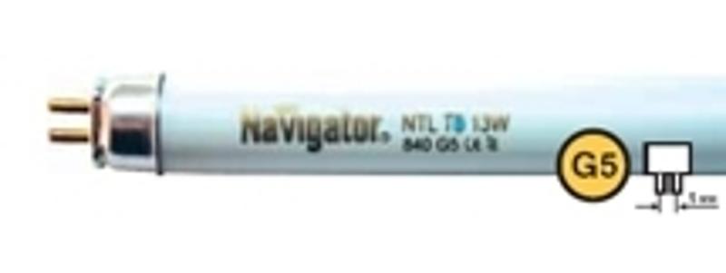 Лампа линейная люминесцентная ЛЛ 20Вт Т4 G5 840 NTL-T4-20-840-G5 | 94104 | Navigator — Navigator