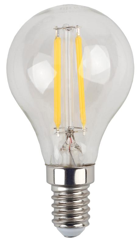 Лампа светодиодная F-LED P45-11w-840-E14 (филамент, шар, 11Вт, нейтр, E14) | Б0047014 | ЭРА — миниатюра 5