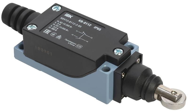Выкл. конц. КВ-8112 толкатель с роликом IP65 | KKV12-8112-2-65 | IEK — IEK (ИЭК)