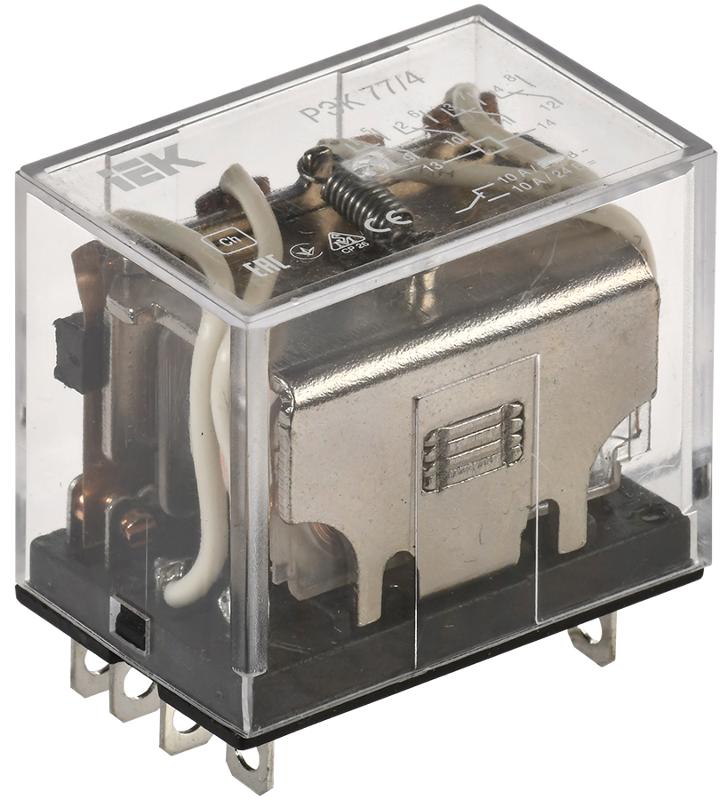 Реле РЭК77/4(LY4) 10А 12В АC  | RRP10-4-10-012A | IEK — IEK (ИЭК)