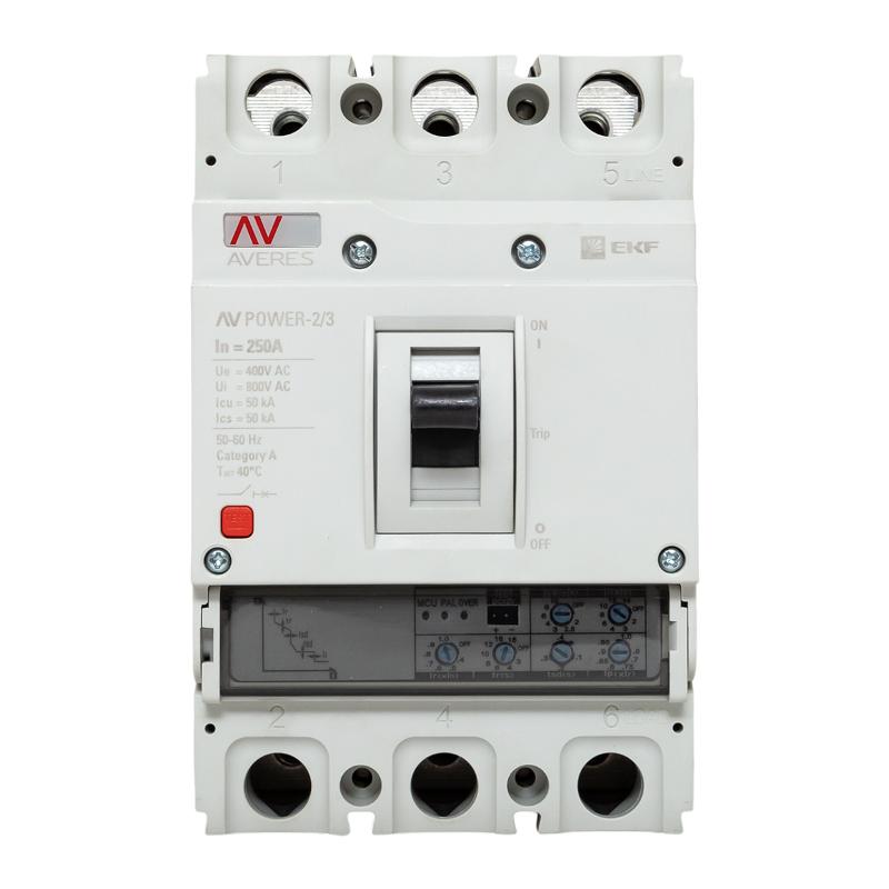 Выключатель автоматический AV POWER-2/3 250А 50kA ETU2.0 | mccb-23-250-2.0-av | EKF — миниатюра 12