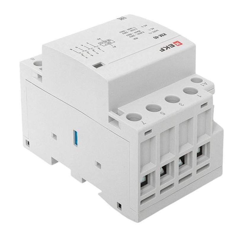 Контактор модульный КМ 40А 4NО (3 мод.) EKF PROxima | km-3-40-40 | EKF — миниатюра 14