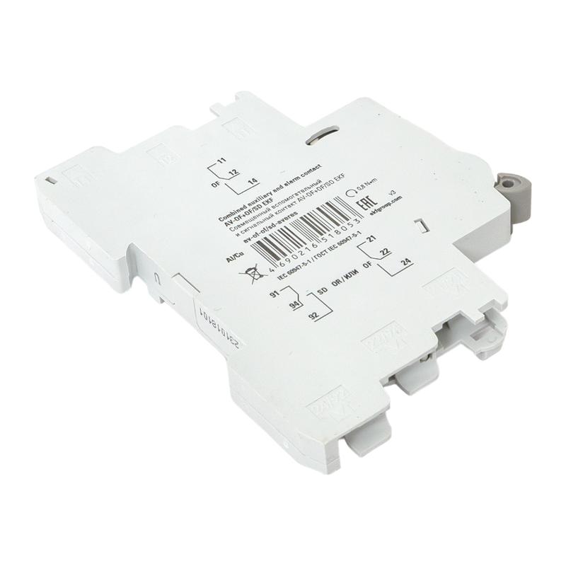 Контакт совмещенный вспомогательный и сигнальный AV-OF+OF/SD |av-of-of/sd-averes|EKF — миниатюра 8