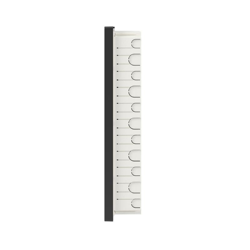 Щиток 36 мод встраиваемый Фрейм (FRAME), черный, с тонир. дв., с 4  шинами PEN (2шт на 8 отв. и 2шт на 10 отв.) | F36B1BD | DKC — миниатюра 4