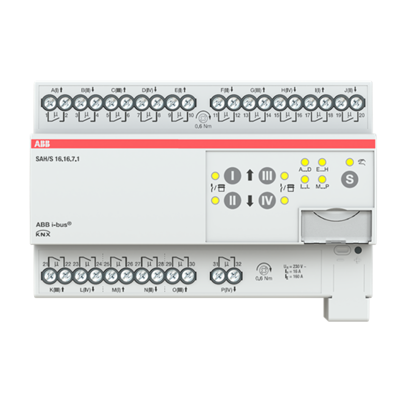 Комбиактор 16-канальный, 16А, MDRC SAH/S16.16.7.1 | 2CDG110251R0011 | ABB — миниатюра 3