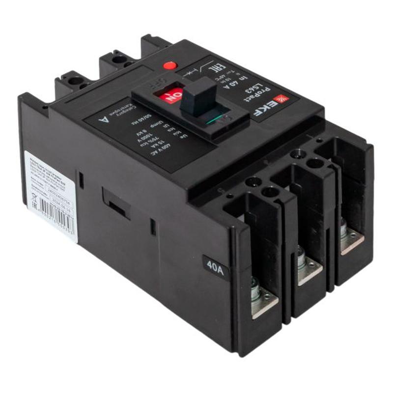 Выключатель автоматический LS63 15кА 3P 40А ProPact | mccb-63-15-3-40-ls | EKF — миниатюра 9