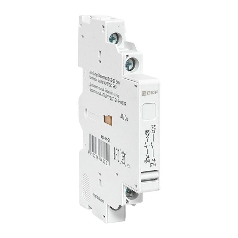 Дополнительный блок контактов боковой АПД/GV2 ДКП-20 2НО | apd-an-20 | EKF — EKF