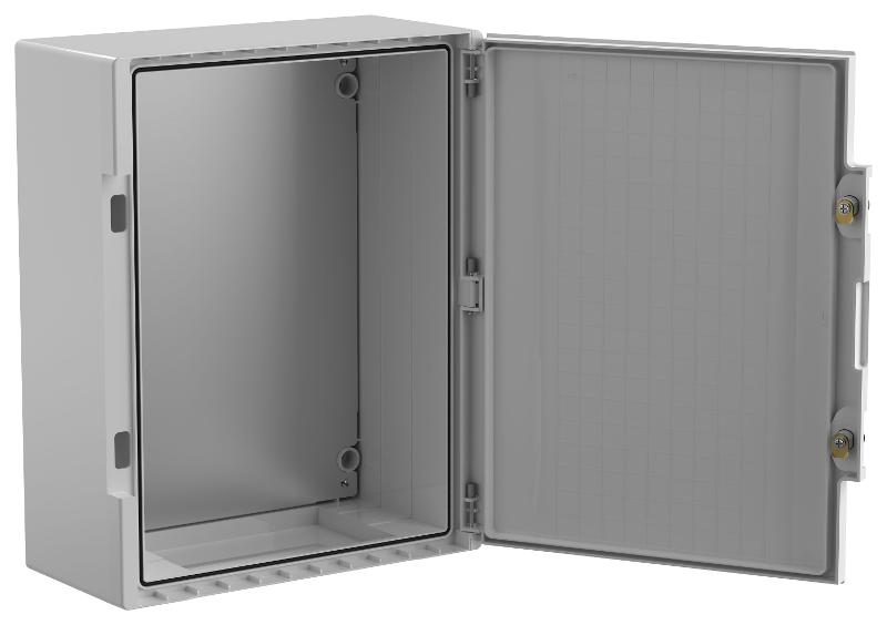 Корпус пластиковый ЩМПп 500х400х180 IP66 серый TETRA | TR5-12-N-050-40-18-65 | IEK — миниатюра 2