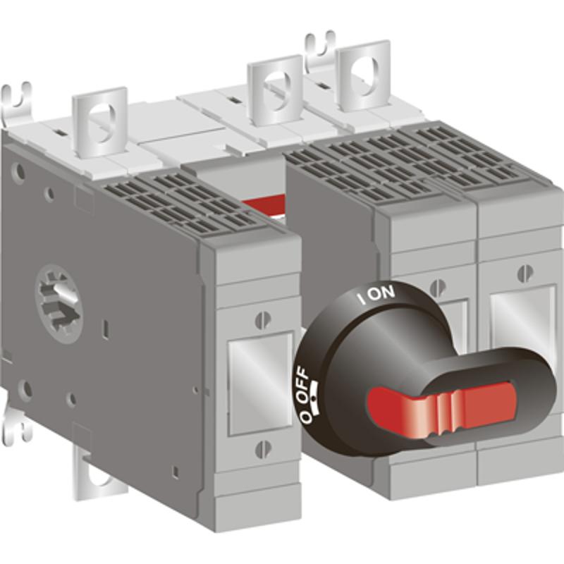 Рубильник OS125GD12P с ручкой под предохранители DIN-00 | 1SCA115641R1001 | ABB — ABB
