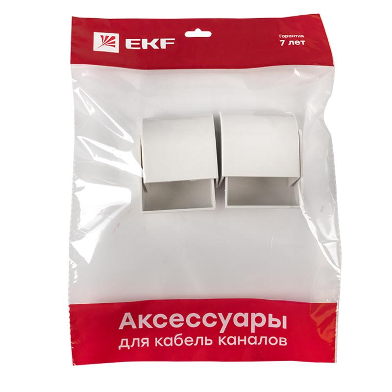 Заглушка (60х40) (4 шт) Plast EKF PROxima Белый  |  ecw-60-40x4 |  EKF — миниатюра 7