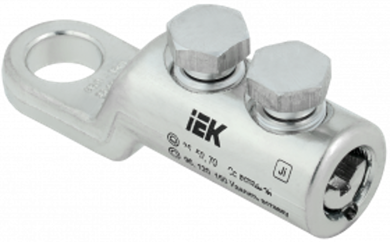 Наконечник болтовой луженый НБЛ 35-150-16/2 35кВ | UNB11-035-150-02-35 | IEK — миниатюра 2