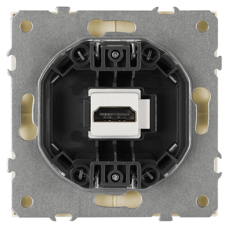 Розетка Galaxy 15-3114-04 HDMI IP20 шампань | Б0070797 | ЭРА — миниатюра 5