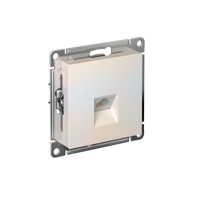 AtlasDesign Жемчуг Розетка телефонная RJ11, механизм | ATN000481 | SE — Systeme Electric