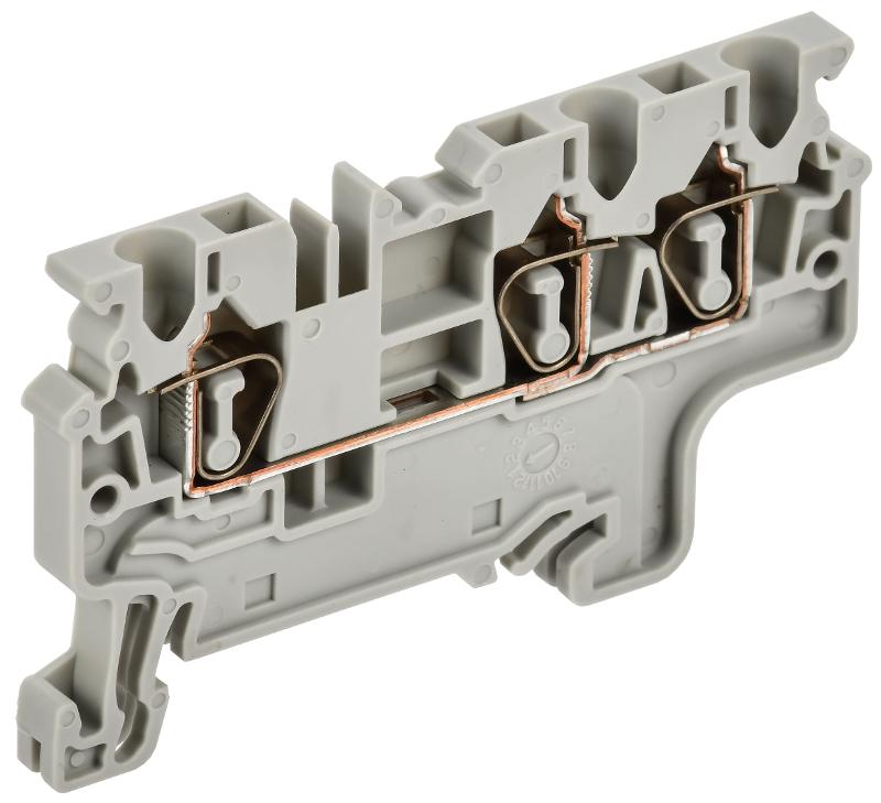 ARMAFIX Клемма пруж. CX2.5-3 2,5мм2 3-конт. серая | AF-CT40-00-3-K03-002 | IEK — IEK (ИЭК)