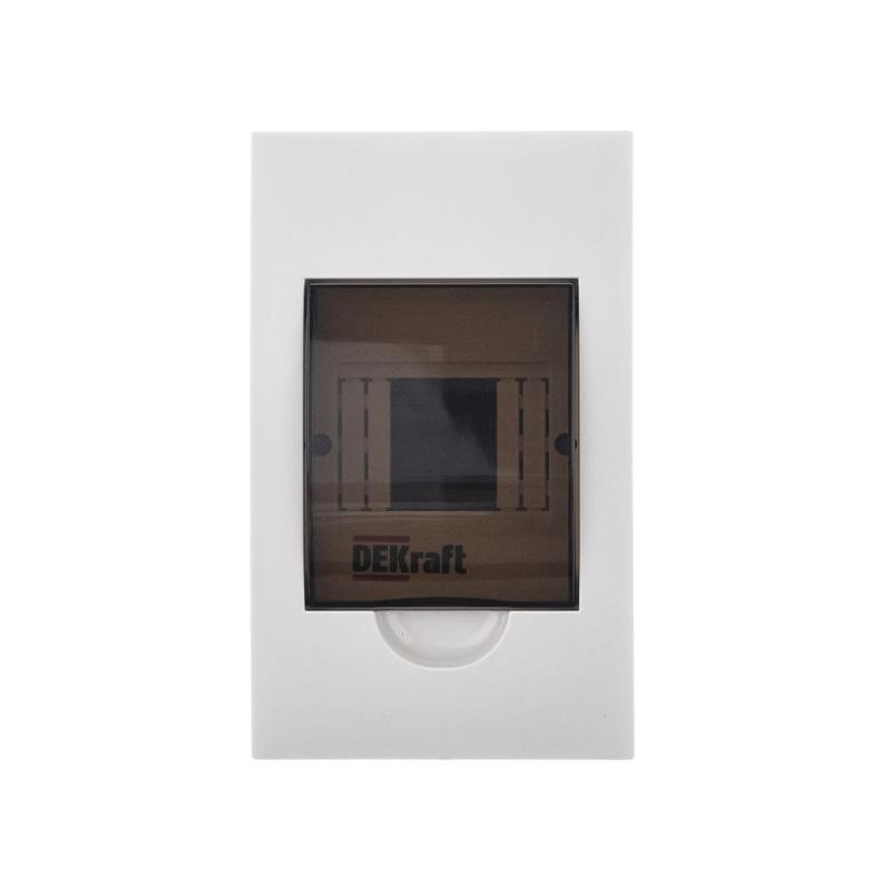 Корпус пластиковый встраиваемый 4 модуля, IP41, ЩРВ-П-4 | 31001DEK | DEKraft — миниатюра 2