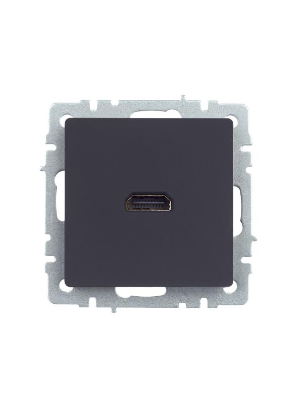 BRITE Розетка HDMI РHDMI-0-БрГ графит  | BR-H10-K53 | IEK — миниатюра 11