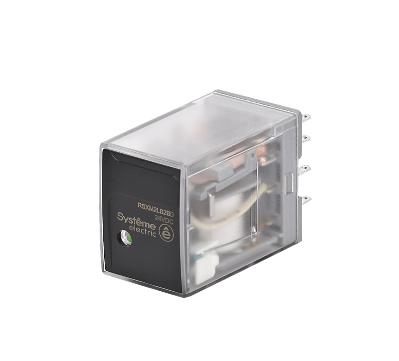 Реле 6.5A 2CO 24VDC LED | RSXM2LB2BD | SE — Systeme Electric