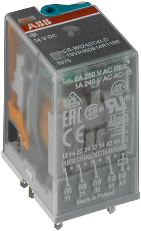 Реле CR-M125DC4 125B DC 4ПК(6A)|1SVR405613R8200| ABB — ABB