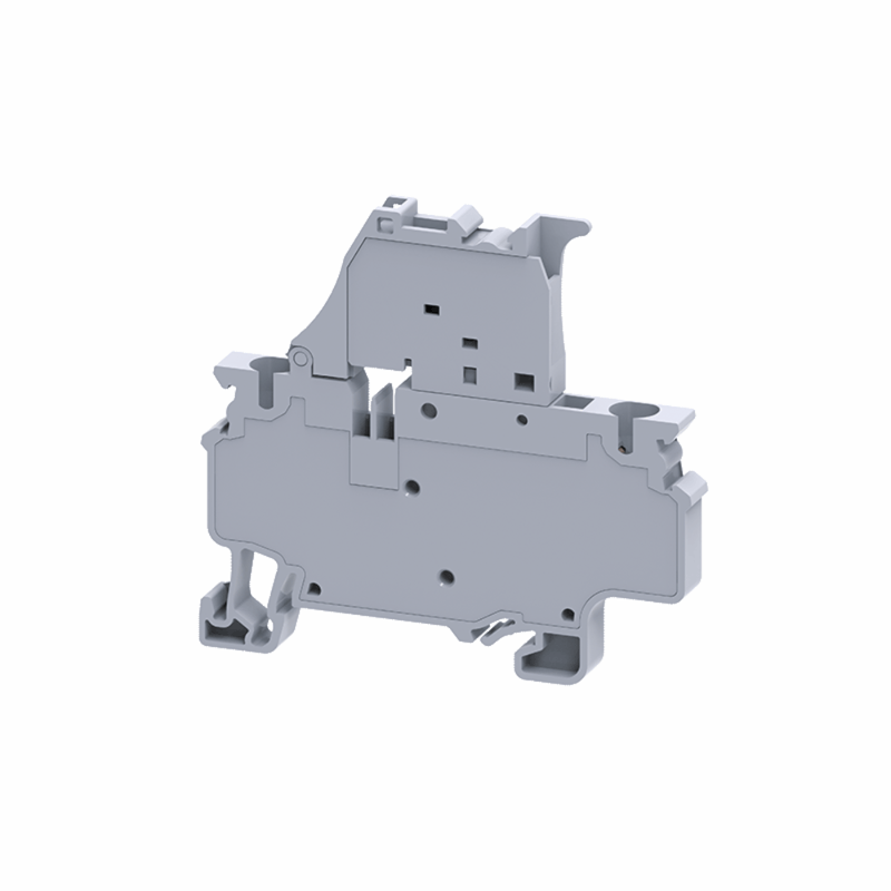 Клемма для предохранителей с индикатором пружинная OptiClip CXF-4-HESILA-240V-(5x20)-10A-(0,2-4)-серый | 289770 | КЭАЗ — фото 1 | Sento