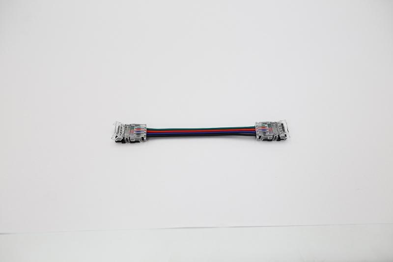 Аксессуар коннектор для светодиодной 4PIN with wire for Varton LED strip RGB 10mm (connector of 2 strips) | V4-R0-70.0024.STR-0003 | VARTON — VARTON