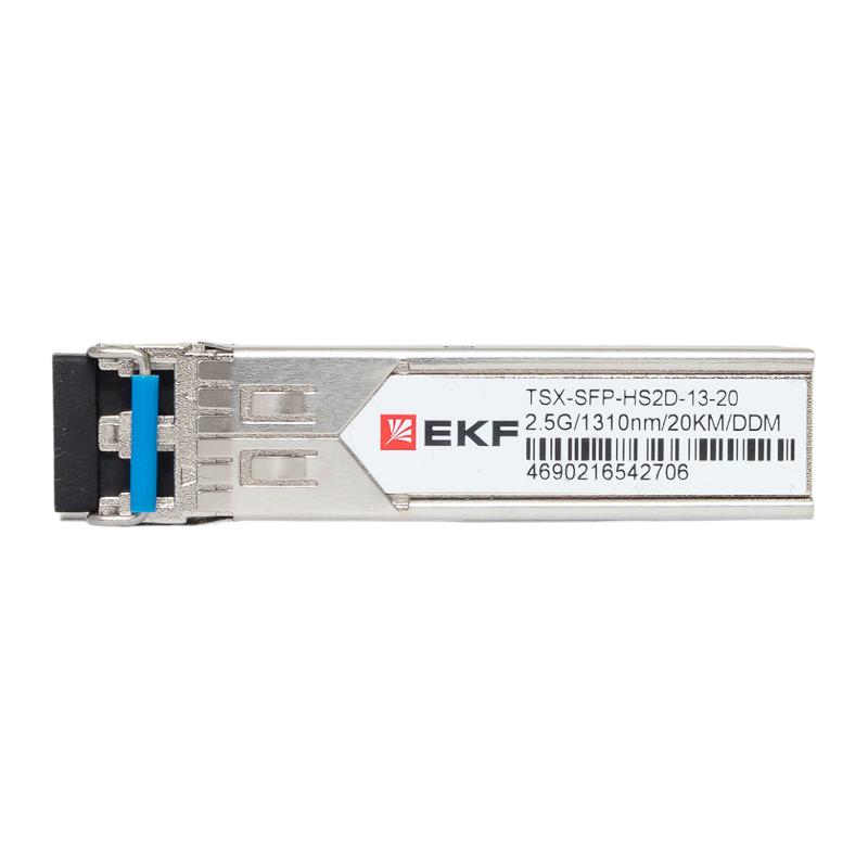 SFP модуль SFP-HS2D-13-20 2,5 Гбит двойное одномодовое оптоволокно 1310нм дальность 20км TSX |TSX-SFP-HS2D-13-20|EKF — миниатюра 2